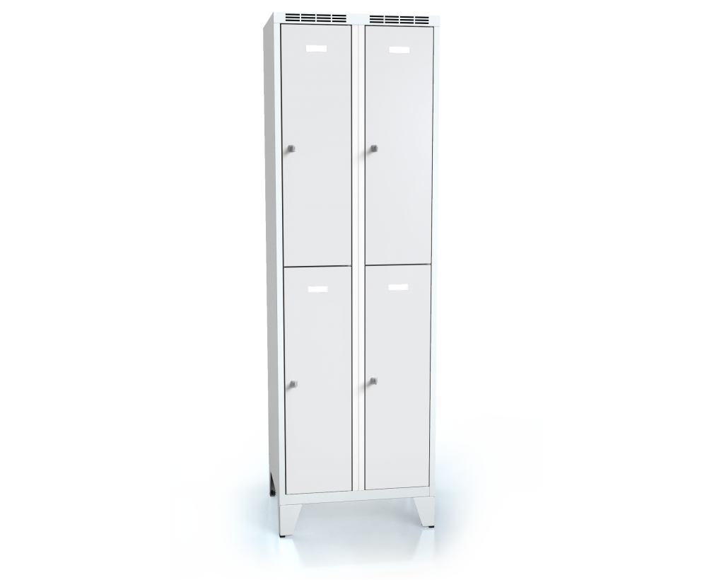  Divided cloakroom locker ALDUR 1 with feet 1920 x 600 x 500